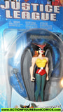 justice league unlimited HAWKGIRL series 1 2003 stand  dc universe moc