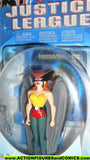 justice league unlimited HAWKGIRL series 1 2003 stand  dc universe moc