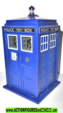 doctor who action figures TARDIS CLOCK alarm projection 2009