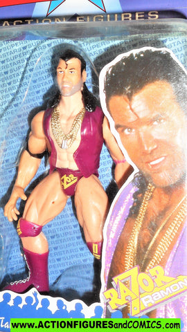 Wrestling WWF action figures RAZOR RAMON superstars 1996 jakks moc
