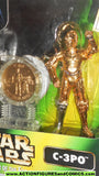 star wars action figures C-3PO power of the force Collector Coin mib moc