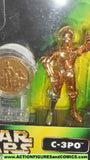 star wars action figures C-3PO power of the force Collector Coin mib moc