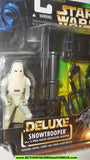 star wars action figures SNOWTROOPER deluxe 1997 power of the force moc