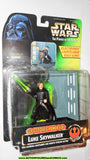 star wars action figures LUKE SKYWALKER JEDI KNIGHT deluxe FX light up power of the force