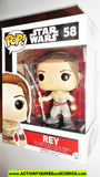 Funko Pop star wars REY 58 bobble-head force awakens vinyl figures moc mib