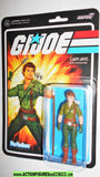 Gi joe LADY JAYE 2021 Reaction figures super7 cartoon moc