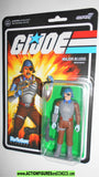 Gi joe MAJOR BLUDD 2021 Reaction super7 cartoon blood moc