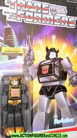 Transformers Reaction BUMBLEBEE Gold Armor super 7 moc
