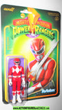 Power Rangers RED RANGER Reaction figures morphing super7 moc