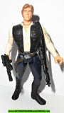 star wars action figures HAN SOLO 1995 complete power of the force potf