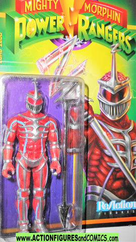 Power Rangers LORD ZEDD Reaction Figures morphing super7 moc