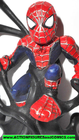 Marvel Super Hero Squad SPIDER-MAN escaping VENOM series 1 2007