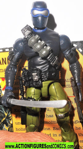 gi joe SNAKE EYES 2008 v33 25th anniversary toys r us complete