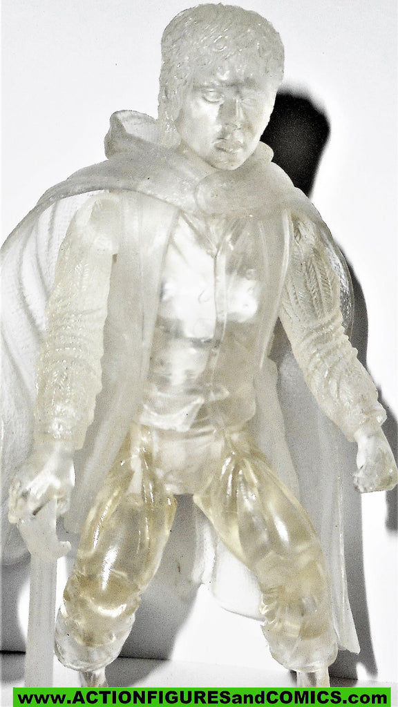 Lord of the Rings FRODO clear translucent Twilight 2003 toy biz comple ...