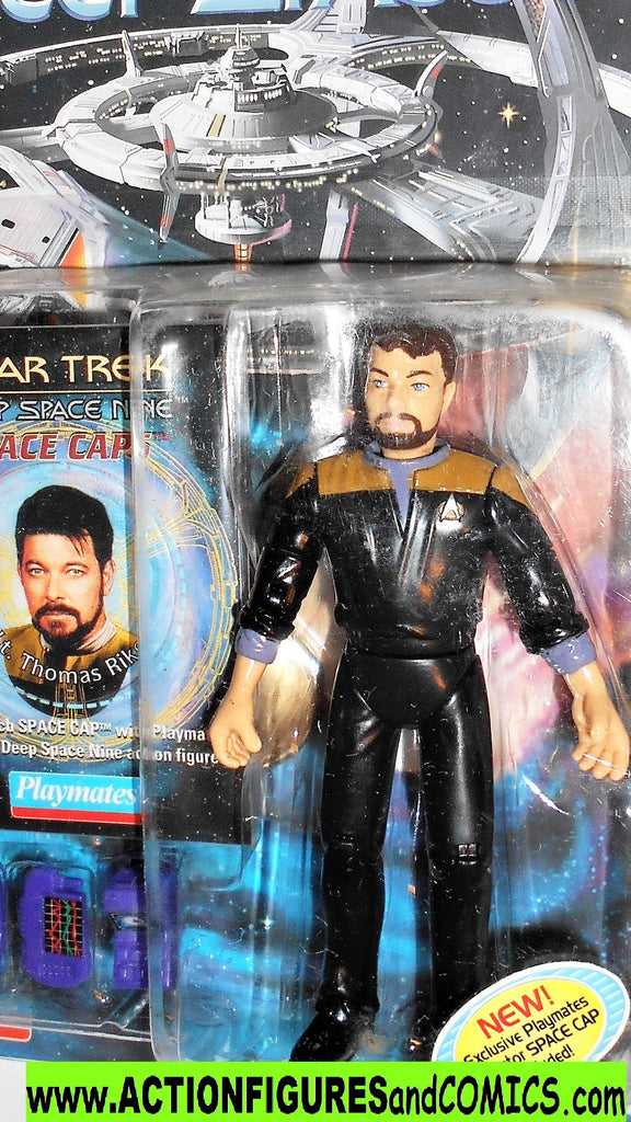 Star Trek THOMAS RIKER 1994 DS9 uniform playmates action figures moc ...