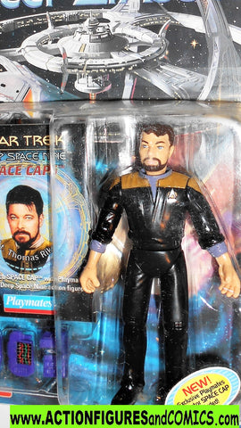 Star Trek THOMAS RIKER 1994 DS9 uniform playmates action figures moc