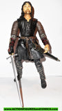 Lord of the Rings ARAGORN HELMS DEEP toy biz complete hobbit