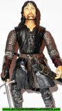 Lord of the Rings ARAGORN HELMS DEEP toy biz complete hobbit
