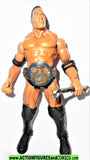 Wrestling WWE action figures ROCK real scan 2001 ringside chaos
