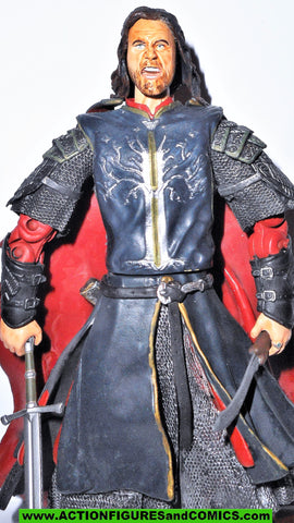Lord of the Rings ARAGORN KING pelennor fields 2003 complete toybiz