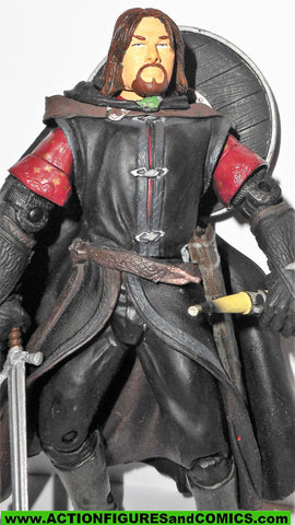 Lord of the Rings BOROMIR 2003 battle attack action toybiz movie