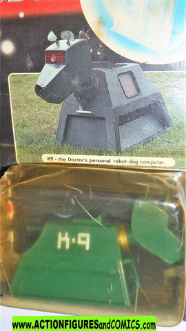 doctor who action figures K9 K-9 accidently GREEN vintage 1987 dapol dr moc