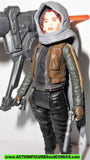 star wars action figures JYN ERSO hood scarf jedha rogue one movie