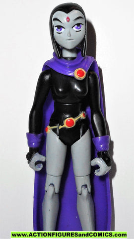 Teen Titans Go RAVEN long cape 2003 3.5 inch animated cartoon network