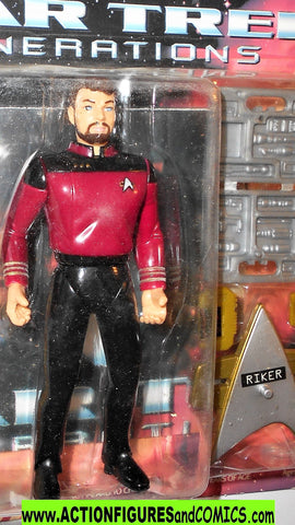 Star Trek COMMANDER RIKER movie generations 1994 playmates moc