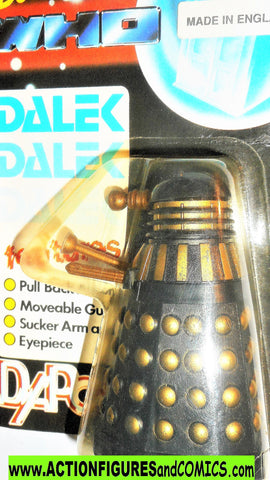 doctor who action figures DALEK dapol black gold vintage card 1 dapol moc 733