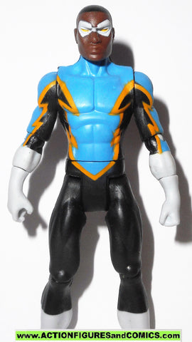 dc universe infinite heroes BLACK LIGHTNING 2008 2009 Public enemies complete crisis 3.75 inch series mattel