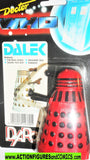 doctor who action figures DALEK dapol red black vintage card 1 dapol moc