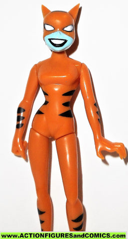 batman animated series CATWOMAN TIGER STRIPE orange dc universe