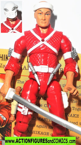 gi joe HARDMASTER 2008 25th anniversary snake eyes storm shadow