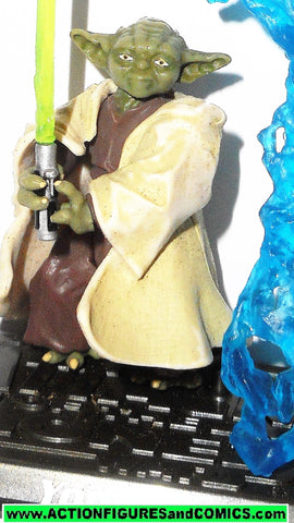star wars action figures YODA 2006 the saga collection complete jedi knight