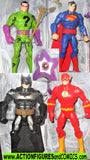 dc universe Total Heroes BATMAN SUPERMAN FLASH RIDDLER 4 pack 6 inch moc