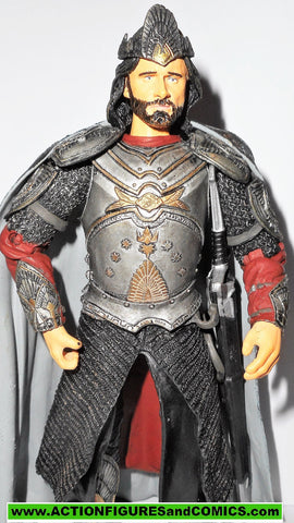 Lord of the Rings ARAGORN KING of Gondor strider 2003 complete toybiz