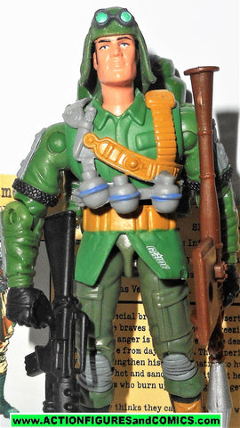 gi joe DUSTY 2002 v9 green repaint variant complete gijoe vs cobra