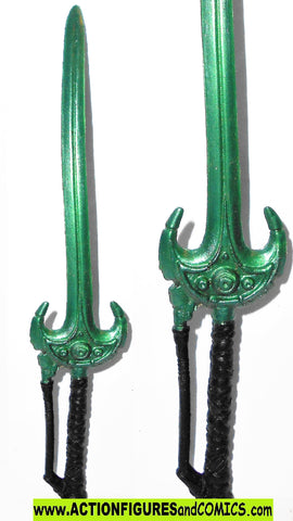 masters of the universe TRI-KLOPS SWORD 2002 green he-man motu