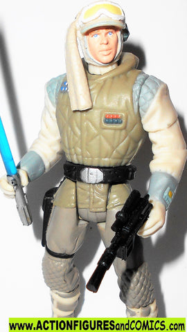 star wars action figures LUKE SKYWALKER HOTH 1997 complete power of the force potf