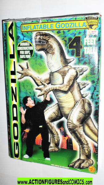 GODZILLA Toybiz 1998 INFLATABLE 4 foot Godzilla toy biz movie ...