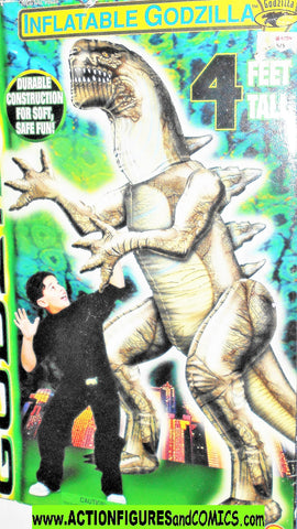 GODZILLA Toybiz 1998 INFLATABLE 4 foot Godzilla toy biz movie