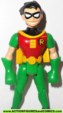 Teen Titans Go ROBIN 2003 3.5 inch vs deathstroke animated cartoon network