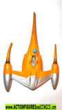 star wars action fleet NABOO FIGHTER 6 inch yellow micromasters