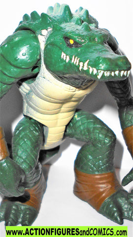 teenage mutant ninja turtles LEATHERHEAD Nickelodeon playmates toys tmnt card