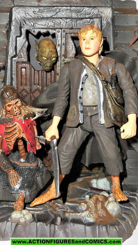 Lord of the Rings SAMWISE GAMGEE moria mines base toy biz complete hobbit