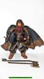 Lord of the Rings GIMLI axe throwing action toybiz complete hobbit