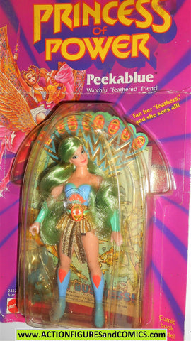Princess of Power She-ra 1985 PEEKABLUE peak a blue vintage 1984 mattel moc