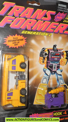 Transformers Generation 2 HOOK g2 yellow DEVASTATOR moc