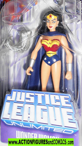 justice league unlimited WONDER WOMAN blue cape dc universe moc